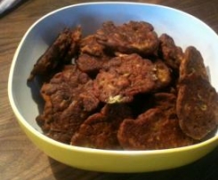 Zwiebel Bhajees mit Joghurt-Dip