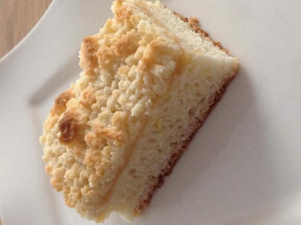 Apfelstreusel vom Blech (Hefeteig)