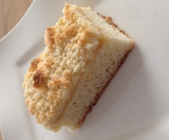 Apfelstreusel vom Blech (Hefeteig)