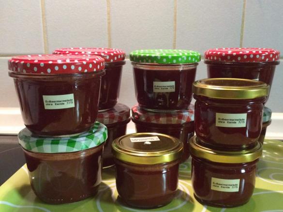 Erdbeermarmelade ohne Kerne