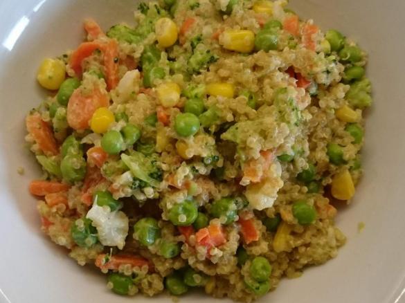 Schnelles Quinoa-Gemüse