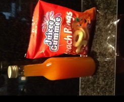 Pfirsichringe Schnaps