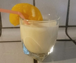 Milchshake Pfirsich ohne Eis