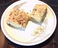 Blondies mit Nüssen 