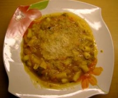 Variation von Minestrone wie beim Italiener