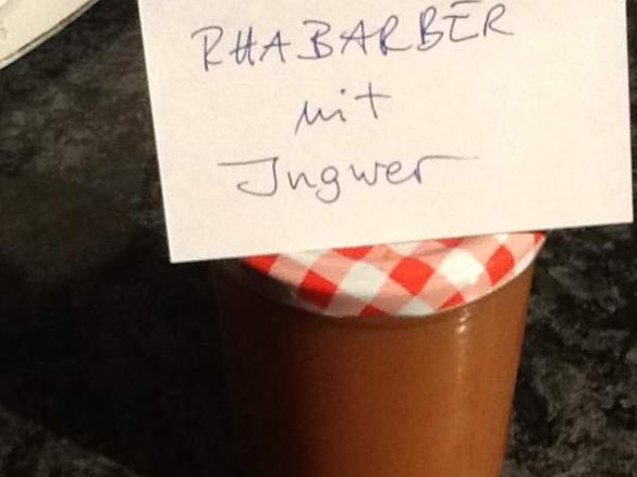 Rhabarber / Ingwer Marmelade 
