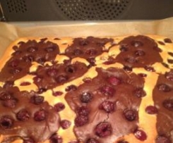 Kuhflecken-Kischkuchen vom Blech