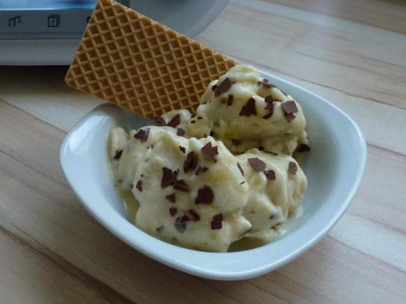 Stracciatella Bananen Eis