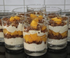 Schichtpudding mit Cookies