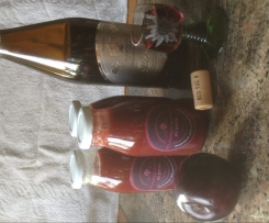 Pflaumen-Rotwein Sauce