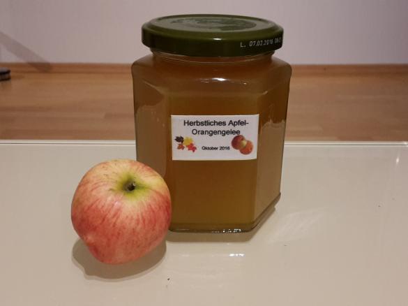 Herbstliches Apfel-Orangengelee