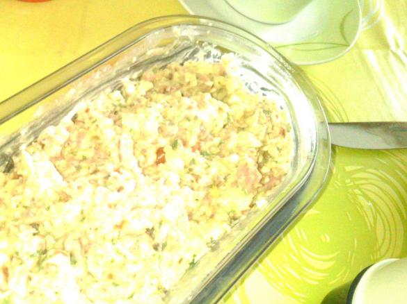 Käsesalat mit Knacker