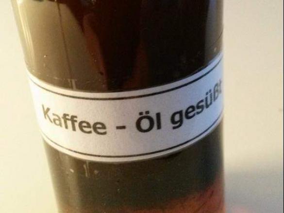 Kaffee-Öl süß, für Desserts