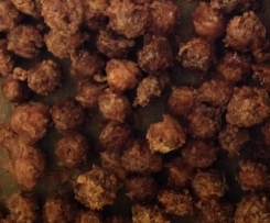 Variation von gebrannte Mandeln, diesmal HASELNÜSSE