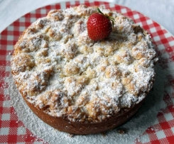 Käse-Streuselkuchen mit Fruchtschicht