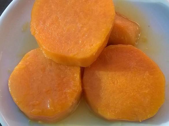 glasierte Süßkartoffeln