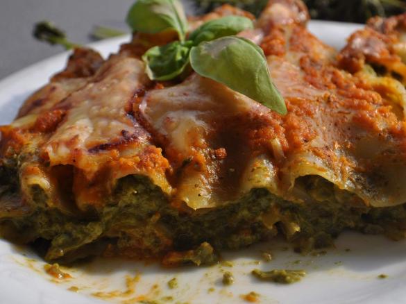 Spinat-Frischkäse-Cannelloni