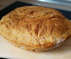 Schnelles Dinkel-Bauernbrot mit Sauerteig
