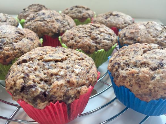 Schoko-Bananen-Muffins (vegan)