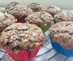 Schoko-Bananen-Muffins (vegan)