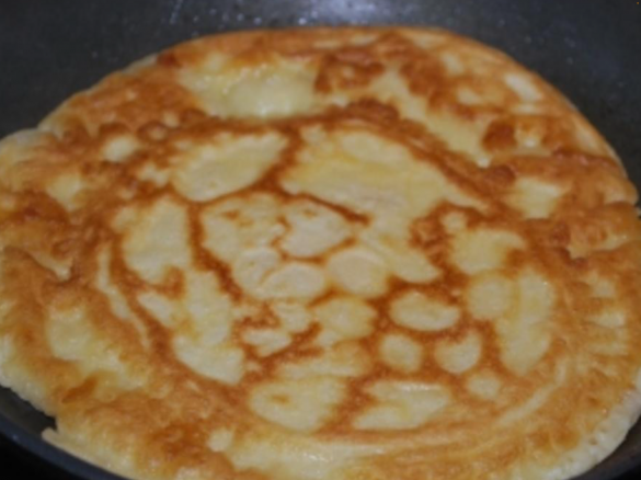 Apfelpfannkuchen mit Vanillegeschmack