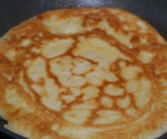 Apfelpfannkuchen mit Vanillegeschmack