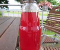 Erdbeersoße, Erdbeersirup für den Vorrat