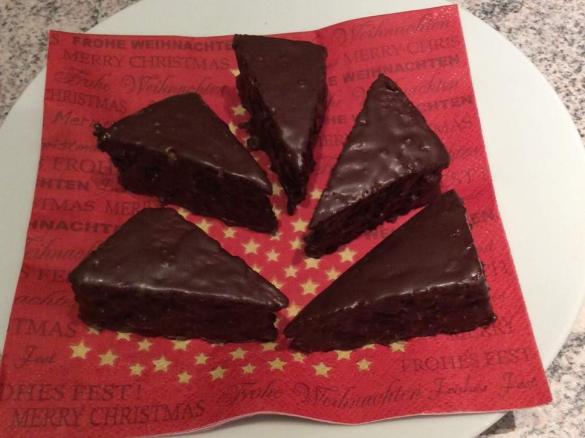 Schneller Lebkuchen mit Cranberries