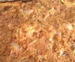 Veganer Zwiebelkuchen Milch-, Käse- und Eifrei