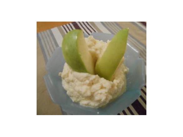 Eis " Grüner Apfel "  ( gelato alle mele )