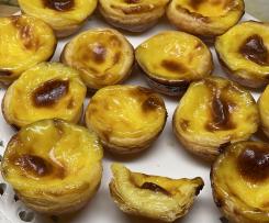Mini-Pudding-Törtchen - Pasteis de Nata