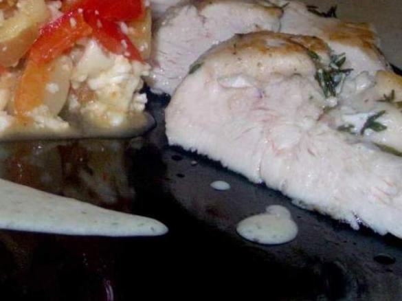 Hähnchenbrust - Sous Vide an Weißweinsauce