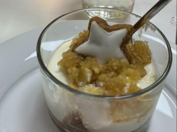 Glücksmixer Bratapfel Spekulatius Trifle