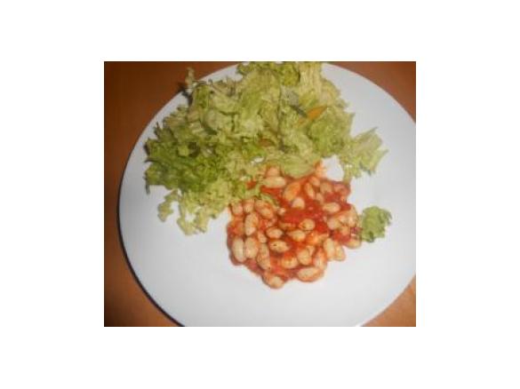 Bohnen al forno   -   fagioli  italiano