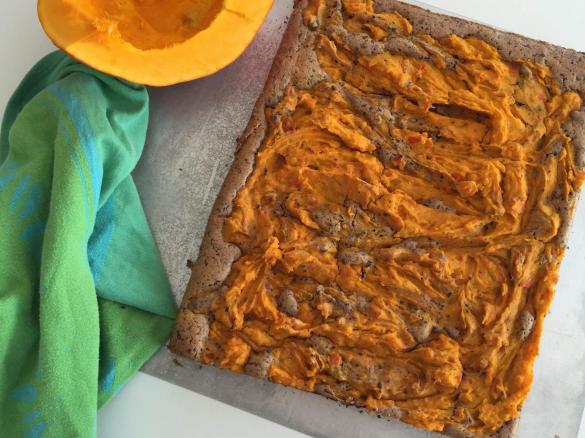 Kürbis-Schoko-Brownie