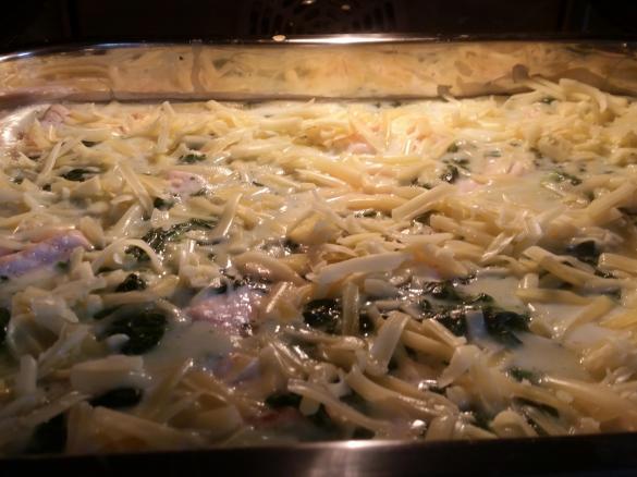 Lachs - Blattspinat - Lasagne