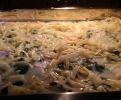 Lachs - Blattspinat - Lasagne