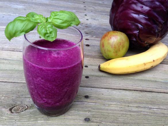 Rotkohl-Smoothie "Roter Baron"
