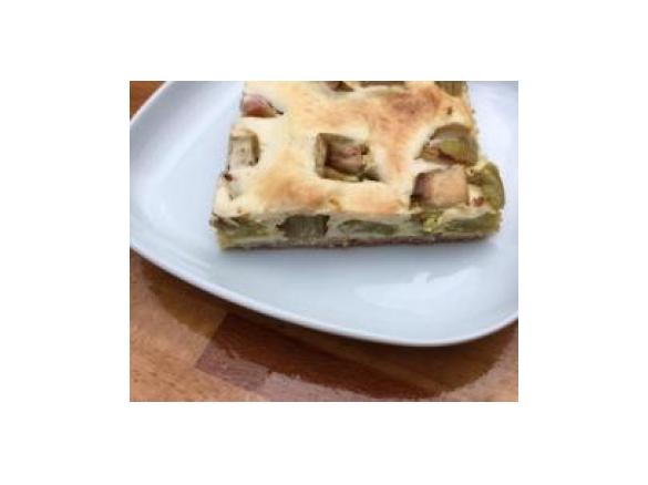 Rhabarber Kuchen schnell und lecker