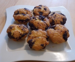 Kirsch-Muffins mit Streuseln