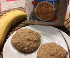 Bananen-Mandel-Haferflocken-Protein-Kekse