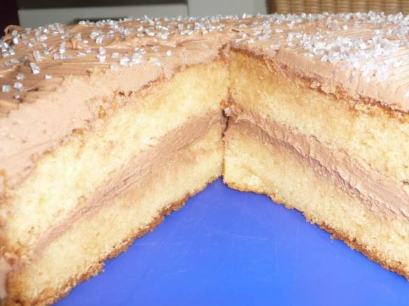 Yogurette Torte mit Vanilleboden