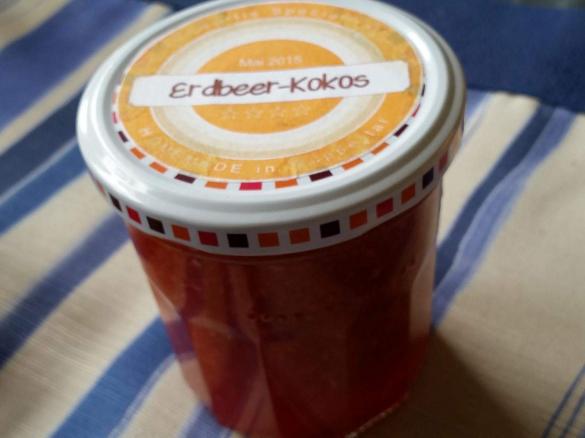 Erdbeer-Kokos-Marmelade 