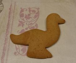 Martinsgänse aus Lebkuchenteig