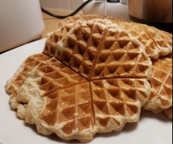 Dinkel-Quark Waffeln / Vollkornwaffeln ohne Fett!