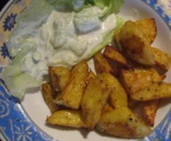 Wedges (Kartoffelspalten)  wie bei Mc Do**lds       Rezept des Tages 09.07.2014