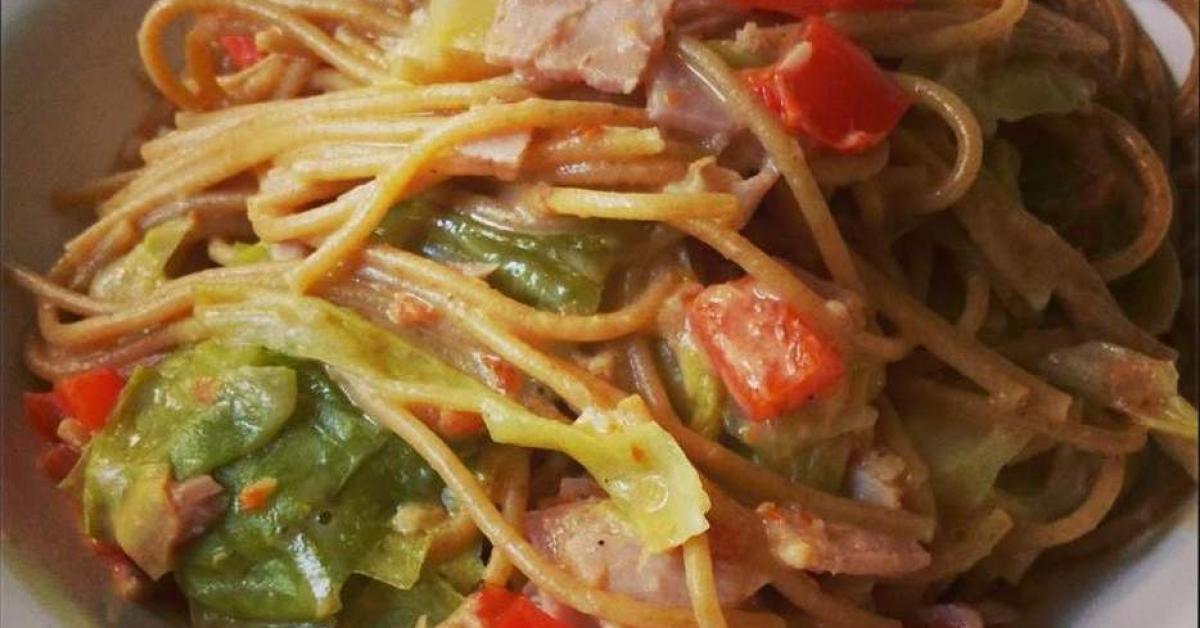 Wirsing oder Spitzkohl italienisch mit Bandnudeln von . Ein Thermomix ... Wirsing oder Spitzkohl italienisch mit Bandnudeln von . Ein Thermomix ...