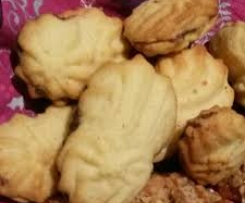 Orangendoppeldecker mit Nuss-Nougat-Füllung