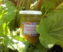 Rhabarber-Ingwer-Marmelade