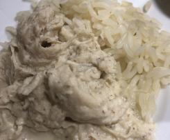 Mughlai Chicken ( indisches Joghurt-Hühnchen-Gericht)